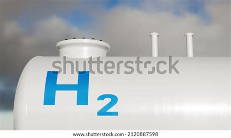 Modern Hydrogen Tank Renewable Energy 3d Stock Illustration 2120887598 | Shutterstock