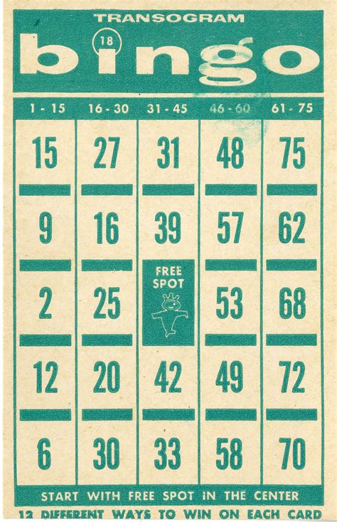 Green | Found a collection of bingo cards in my studio today… | Flickr