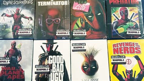 Deadpool hijacked the DVD covers of 16 movies sold at Walmart