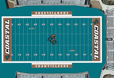 First Look: Coastal Carolina Installing Teal Turf | Athletic Business