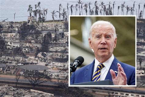 Hawaii wildfire: Joe Biden caves to pressure after facing onslaught on ...