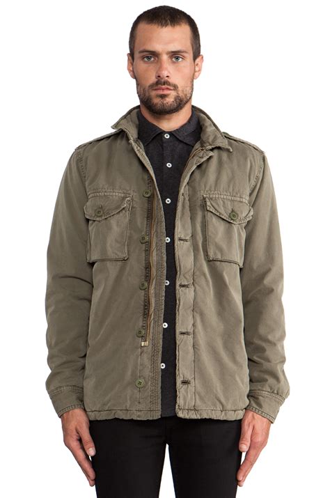 Hartford Army Jacket in Olive in Army Green (Green) for Men - Lyst