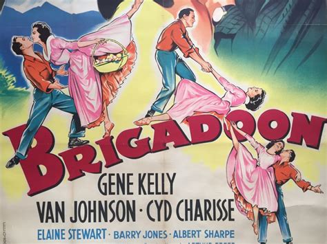 Brigadoon - Original French movie poster - 1954 - Vincente Minnelli, Gene Kelly - Catawiki