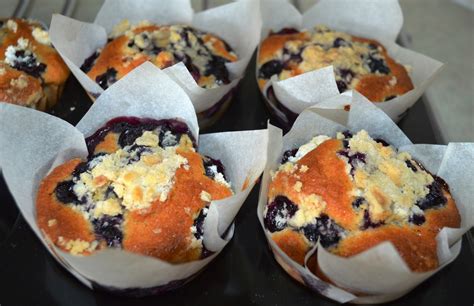 Kitchen Delights: Blueberry Crunch Muffins: Recipe