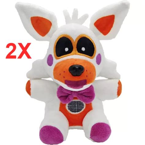 FNAF FOXY BONNIE Lolbit Plushies Five Nights Game Fans Plush Doll Gifts 7" Toys £9.16 - PicClick UK