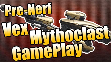 Destiny - Vex Mythoclast Pre-Nerf Gameplay - YouTube