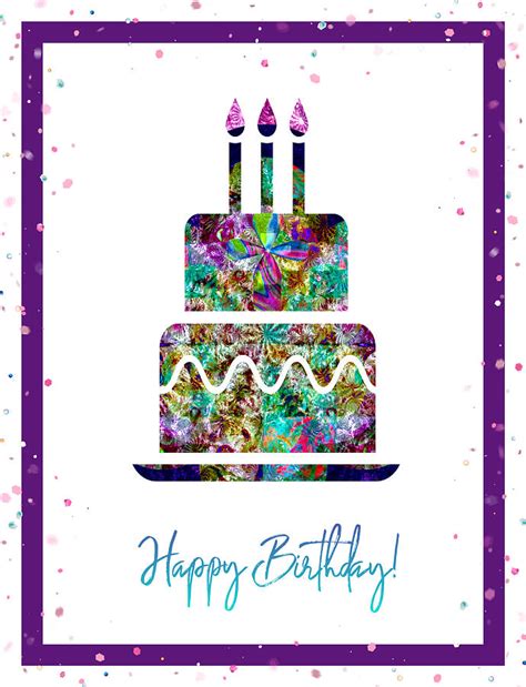 Purple Birthday Confetti Photograph by Diane Lindon Coy - Fine Art America