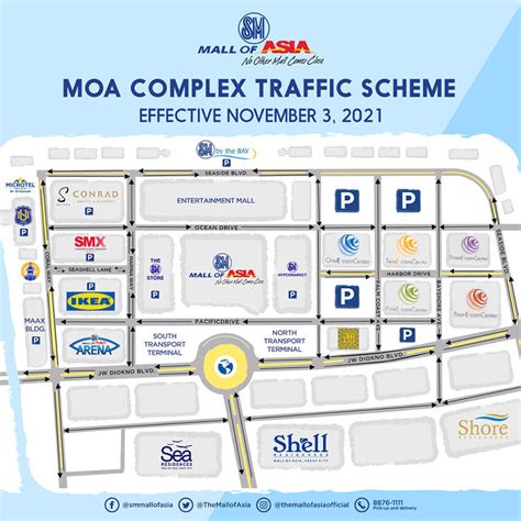 MOA Complex Traffic Scheme | SM Supermalls