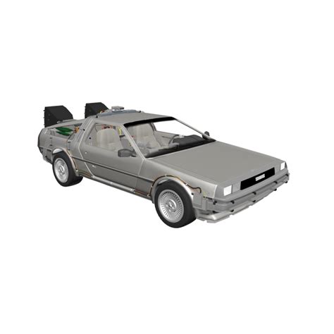 DeLorean DMC-12 - Design and Decorate Your Room in 3D