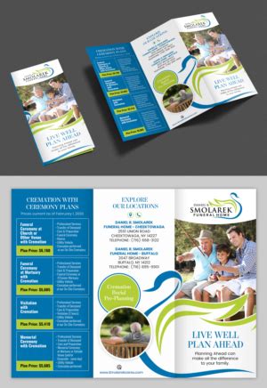 Funeral Home Brochures | 12 Custom Funeral Home Brochure Designs