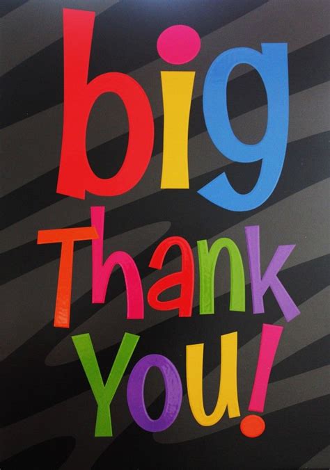 Big Thank you | Thank you messages gratitude, Thank you quotes for birthday, Thank you for ...