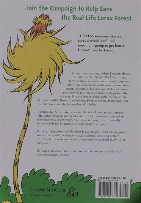 The Lorax (Classic Seuss) | The lorax book, The lorax, Dr seuss books