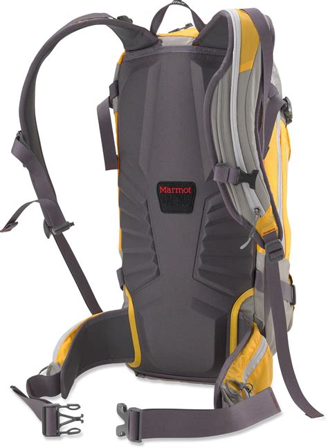 BACK VIEW (SPECTRA YELLOW/SLATE GREY) | Ski backpack, Skiing, Outdoor gear