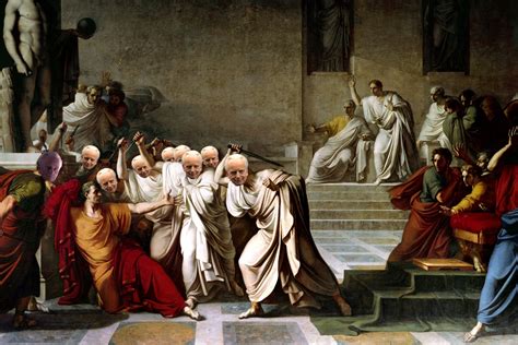 The assassination of Julius Caesar by the senate, 15 March 44 BC : r ...