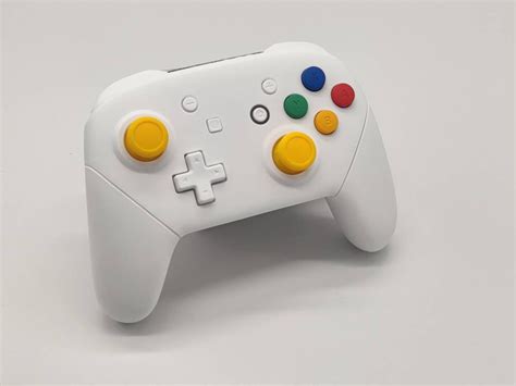 Custom Nintendo Switch Pro Controller White Shell & Mix Color Buttons ...