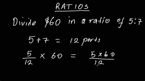 RATIOS Example 1 - YouTube