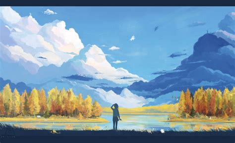 anime, Landscape, Nature, Fantasy Art, Minimalism Wallpapers HD / Desktop and Mobile Backgrounds