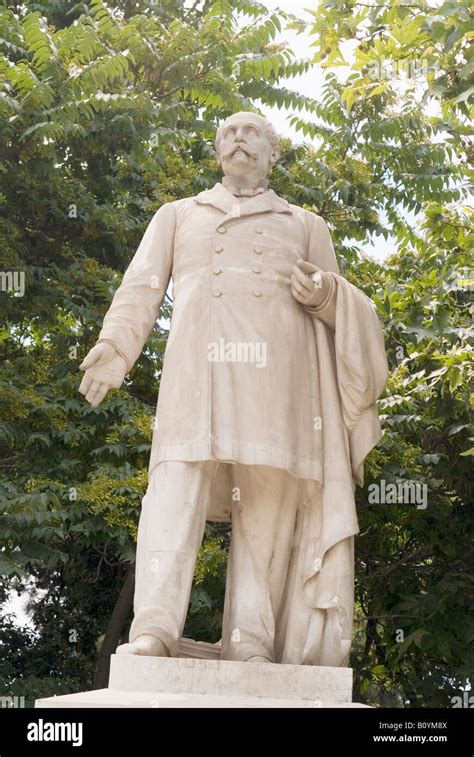 Statue of Baron Pierre de Coubertin, Olympic Games Founder Stock Photo - Alamy