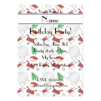 Golf Christmas Cards, Golf Christmas Card Templates, Postage ...