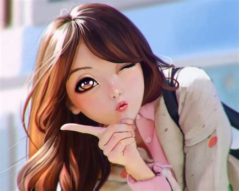 Cute Girl, cute, face, girl, anime, HD wallpaper | Peakpx