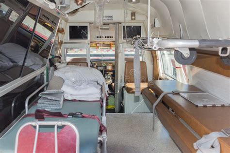 Vintage Ambulance Interior during Los Angeles American Heroes Ai ...