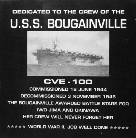 USS Bougainville (CVE-100) | National Museum of the Pacific War