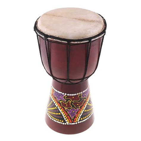 6 Polegada Profissional Djembe Africano Tambor Pintura Clássica Pele de ...