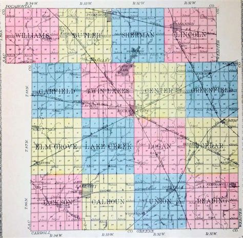 1911 Plat Map :: Calhoun County, Iowa :: An IAGenWeb Project