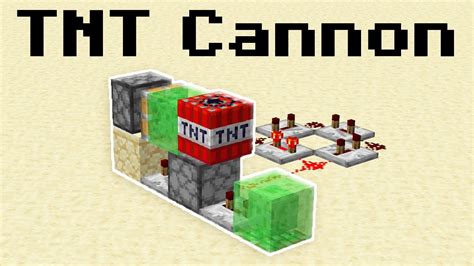 How to Build A *EASY* Slime Block TNT Cannon in Minecraft! (Automatic) - YouTube