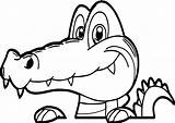 Baby Crocodile Coloring Pages At GetColoringscom  Free printable sketch template