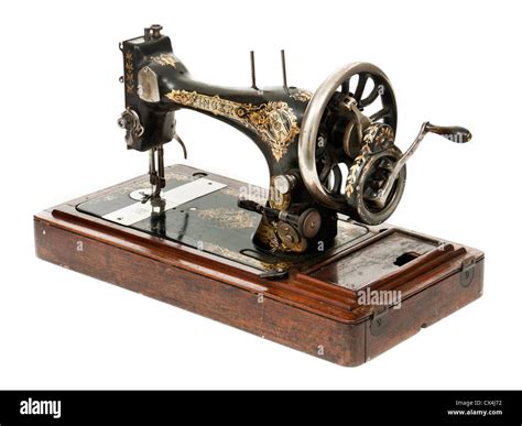 Antique Singer manual sewing machine Stock Photo - Alamy