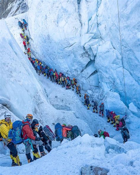 International Climbers on Instagram: "The Khumbu ice fall is one of the ...