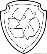 M/paw Patrol Coloring Badges Pages sketch template