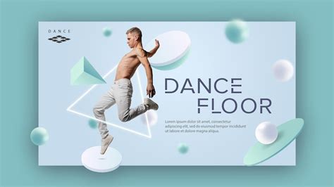 Free PSD | Dance studio banner template