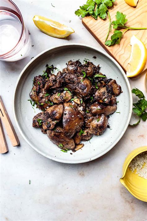 Sautéed Lemon-Garlic Chicken Liver & Onions | Recipe Cart