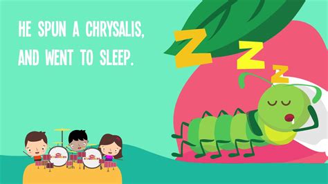 The Caterpillar Crawled Kids Song Lyrics | Caterpillar Songs for ...