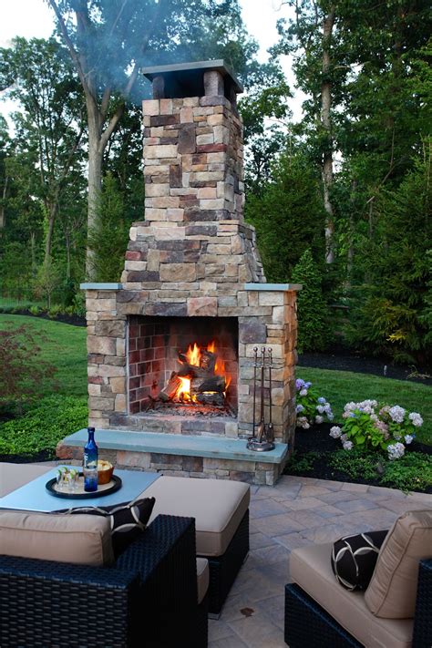 Outdoor fireplace. | Backyard fireplace, Outdoor fireplace brick, Outdoor fireplace patio