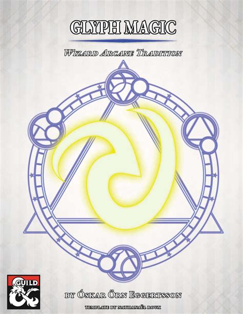 Glyph Magic - Arcane Tradition for Wizards - Dungeon Masters Guild ...