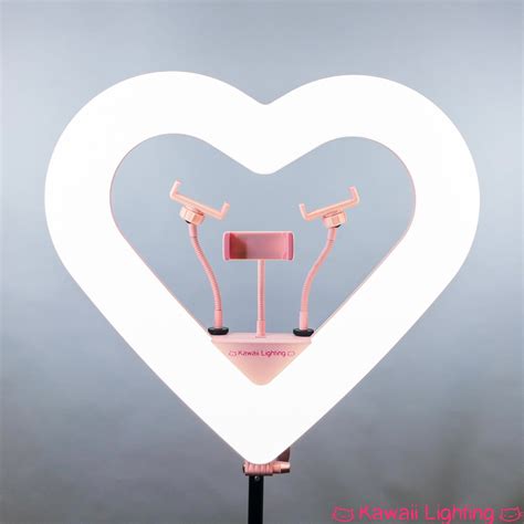 Heart Ring Light RGB by Kawaii Lighting 20" Pro Heart Shape Dimmable R