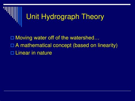 PPT - Unit Hydrographs Ch-7 (Streamflow Estimation) PowerPoint Presentation - ID:727483