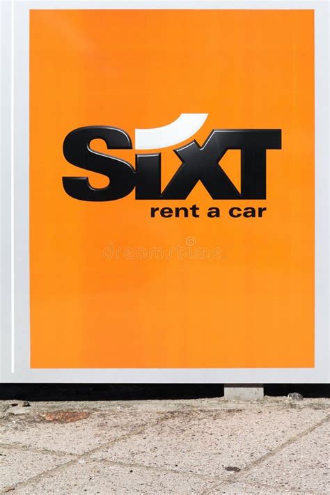 Sixt logo on a wall editorial photography. Image of brand - 90758462