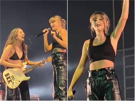 Taylor Swift called fourth Haim sister over matching outfit at surprise concert | The Independent