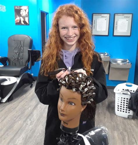 Mayfield cosmetology students accepting customers at their new shop ...