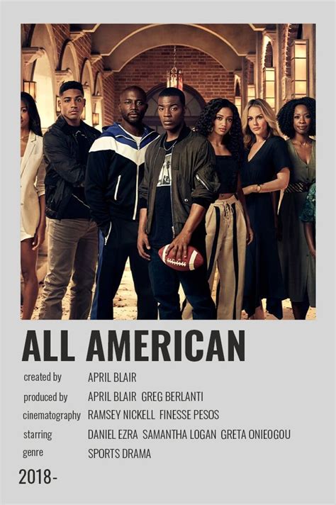 All American Polaroid Poster