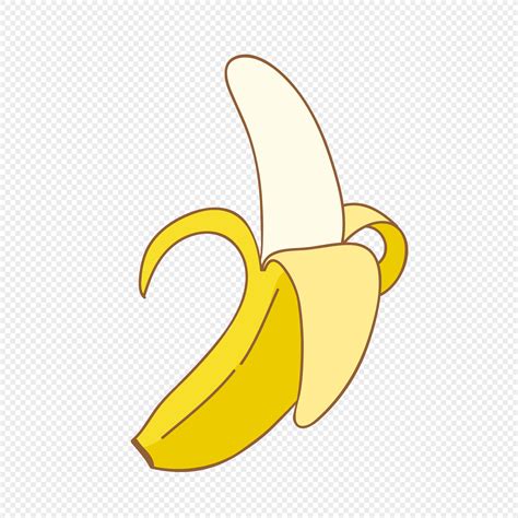 Cartoon peeling banana vector icon png image_picture free download ...