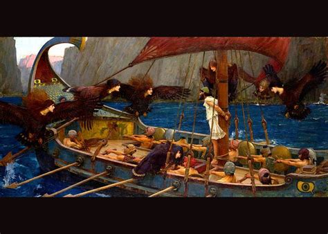 Odysseus and the Sirens Greeting Card for Sale by John William Waterhouse