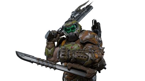 another DOOM Slayer render : r/Doom