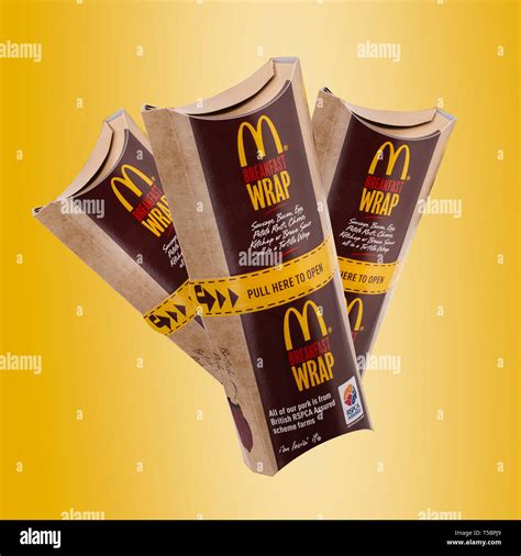 Mcdonald's breakfast wrap hi-res stock photography and images - Alamy