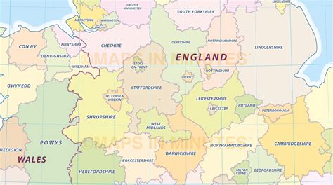 Map Of Counties South England / The Counties and Unitary Authorities of Southern England ...