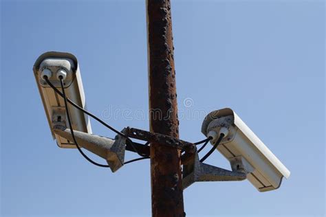 Old security camera stock photo. Image of urban, street - 42600824